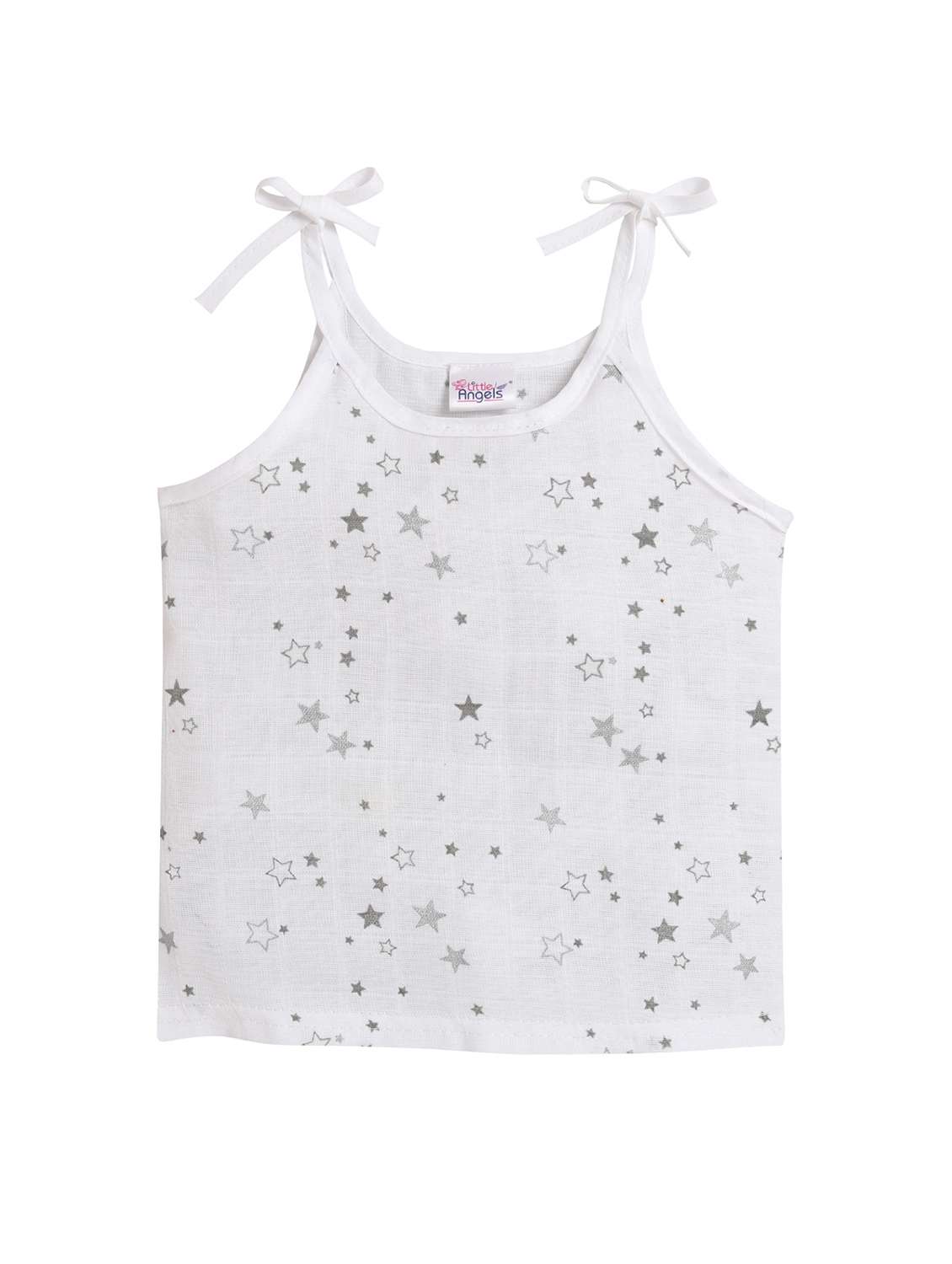 little angels printed cotton unisex jhabla set for 0-3 months - 19433341 -  Standard Image - 1