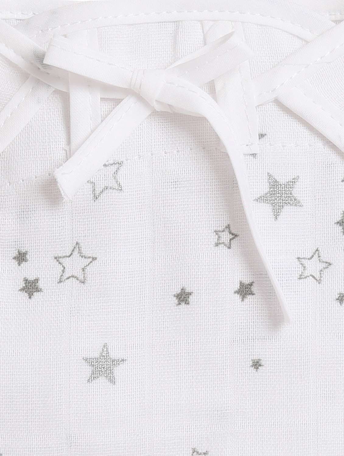 little angels printed cotton unisex jhabla set for 0-3 months - 19433341 -  Standard Image - 6