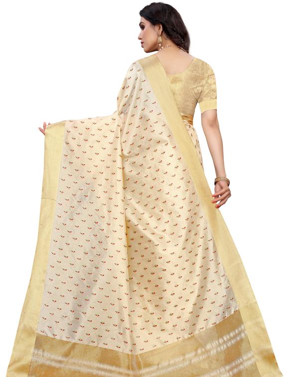 printed baluchari saree with blouse - 19434583 -  Standard Image - 1