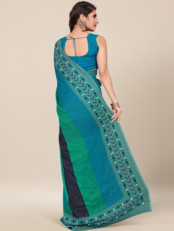 self design printed saree - 19434681 - Standard Image - 1