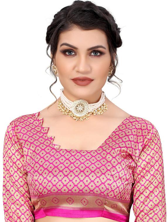 self design woven saree - 19434686 - Standard Image - 1