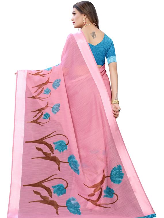 kalamkari printed saree with blouse - 19434817 - Standard Image - 1