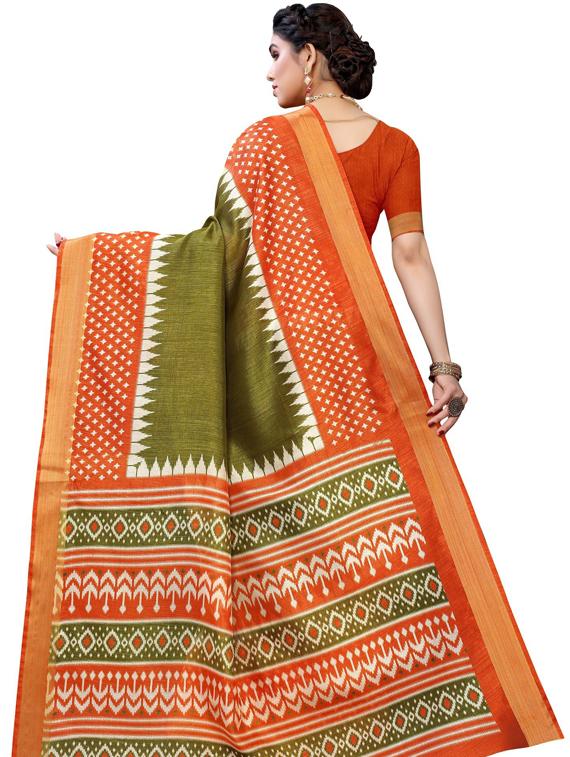 kalamkari printed saree - 19434820 - Standard Image - 1