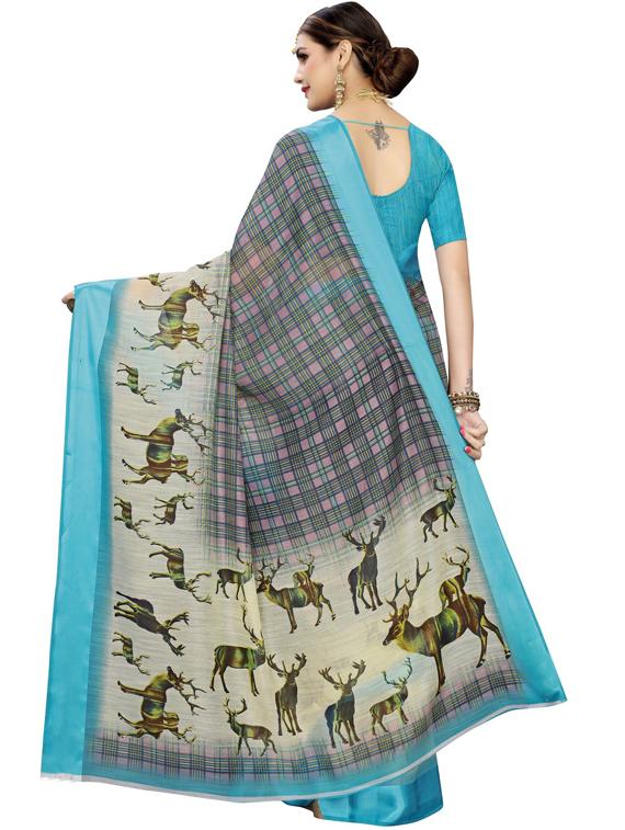 kalamkari printed saree - 19434823 - Standard Image - 1