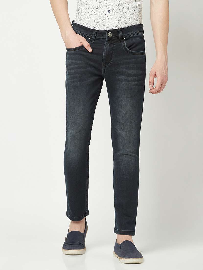 mens slim fit plain jeans