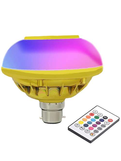 bluetooth speaker music bulb light with 3 in 1 remote control - 19435135 - Standard Image - 0