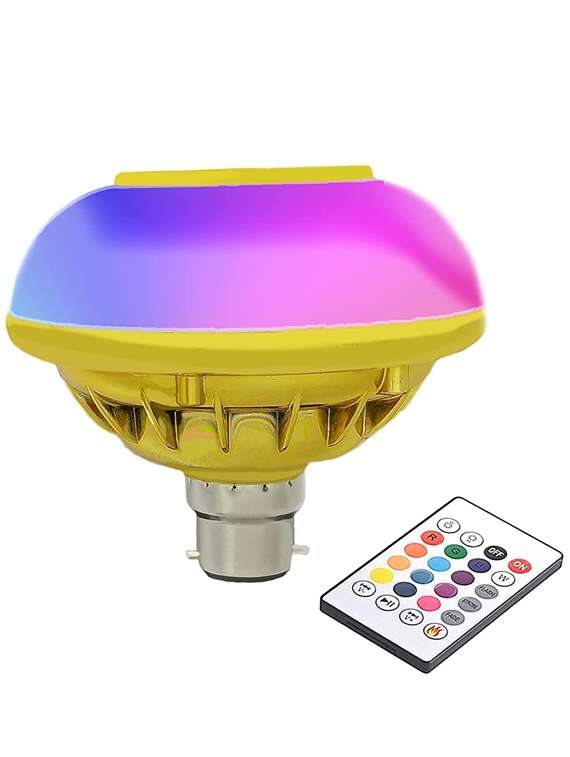  bluetooth speaker music bulb light with 3 in 1 remote control 