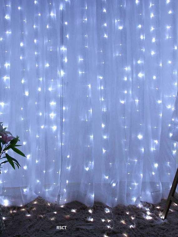 rsct 15 meter  led decorative pixel led string/rice light single colour diwali led ladi string light for home decor (white)