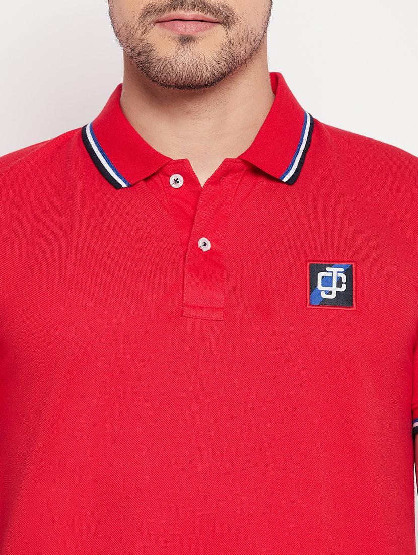 men polo neck plain t-shirt - 19435321 - Standard Image - 4