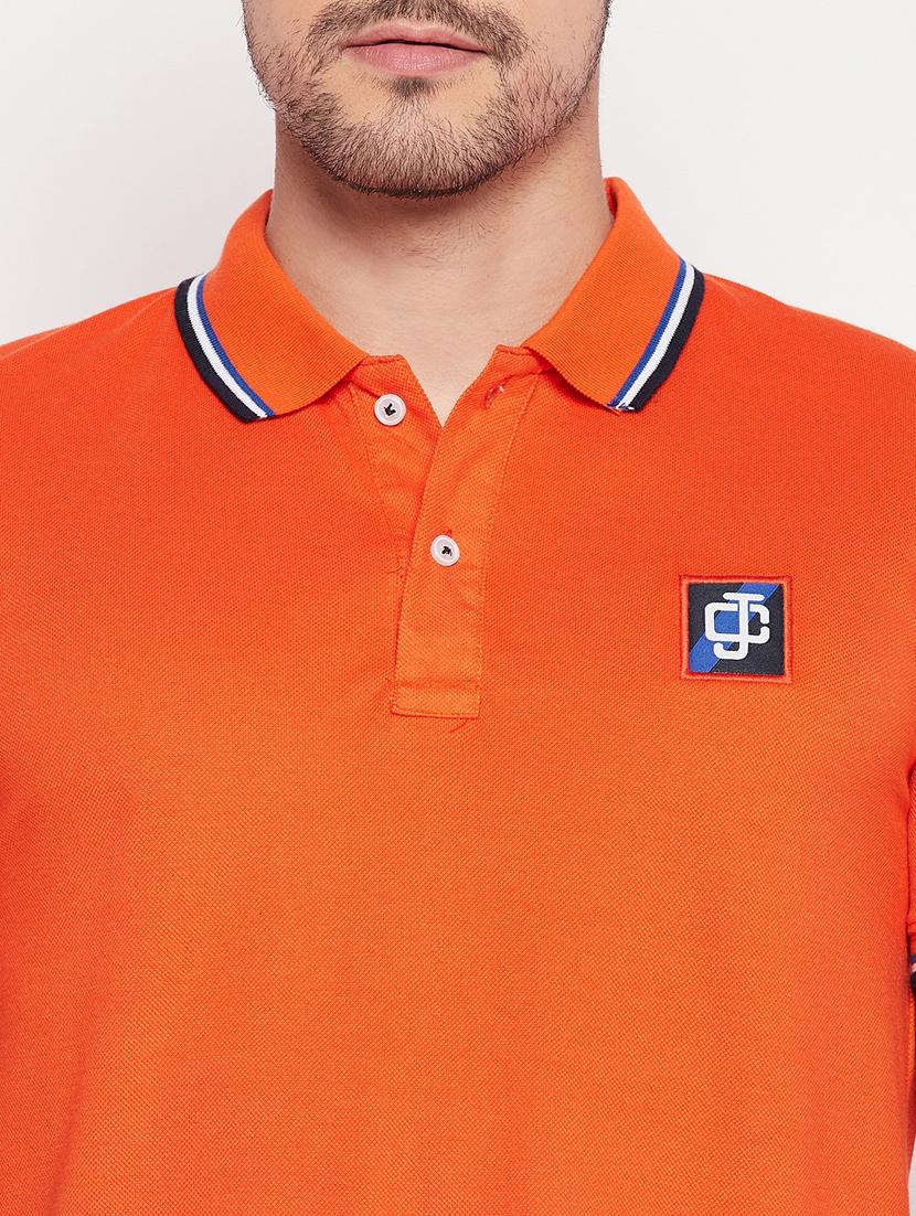 men polo neck plain t-shirt - 19435323 - Standard Image - 4