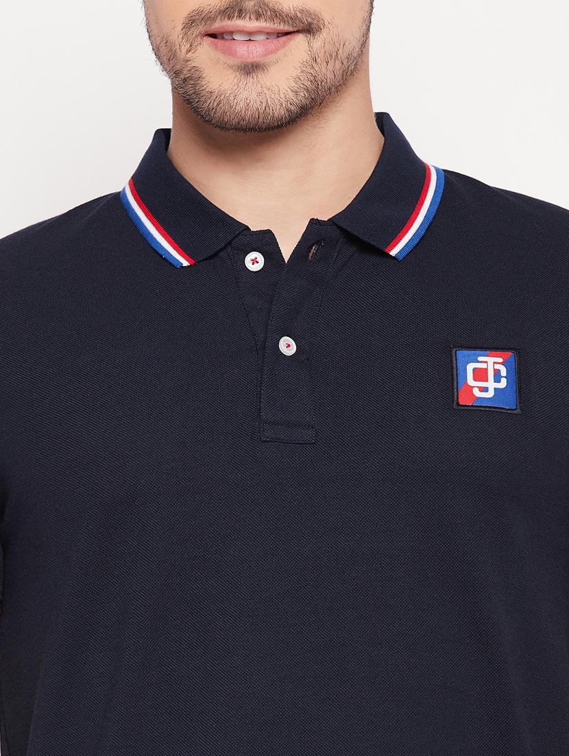 men polo neck plain t-shirt - 19435328 - Standard Image - 4