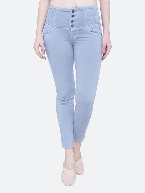women's plain slim fit jeans - 19435467 - Standard Image - 0