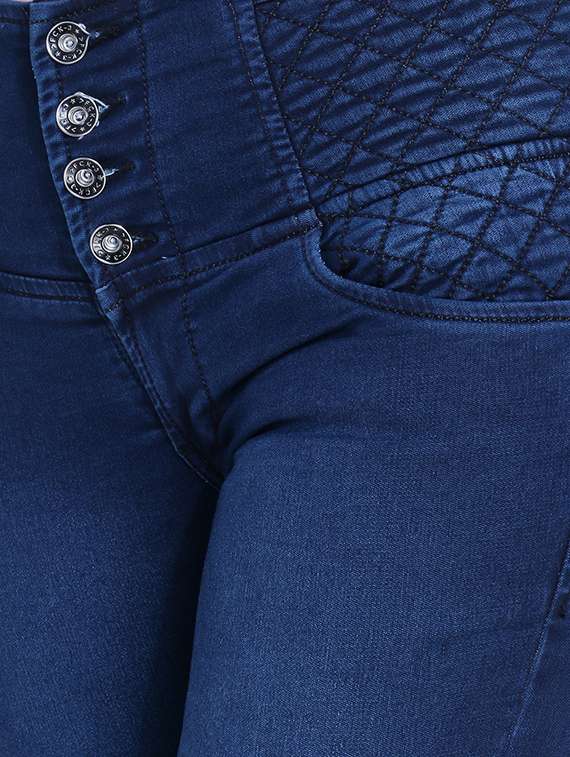 women's plain slim fit jeans - 19435468 -  Standard Image - 4