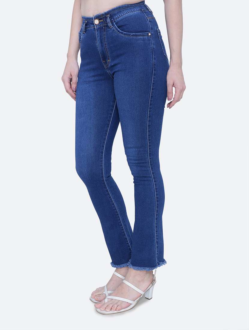 women's plain bootcut jeans - 19435481 -  Standard Image - 1
