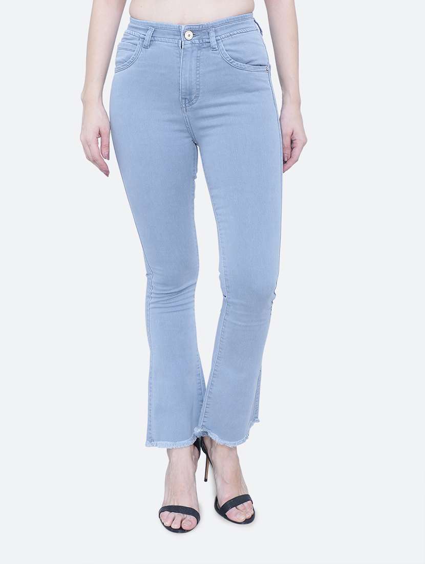 women's plain bootcut jeans