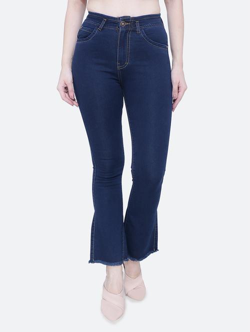 women's plain bootcut jeans - 19435485 - Standard Image - 0