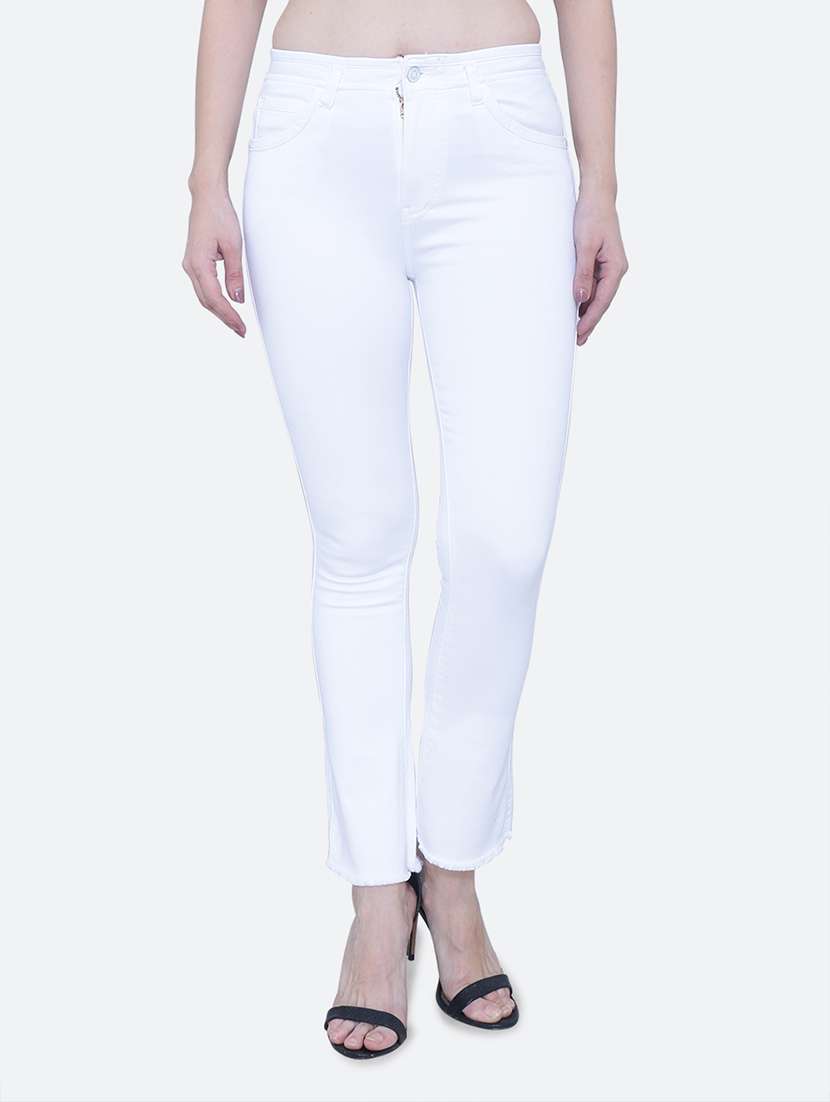 women's plain slim fit jeans