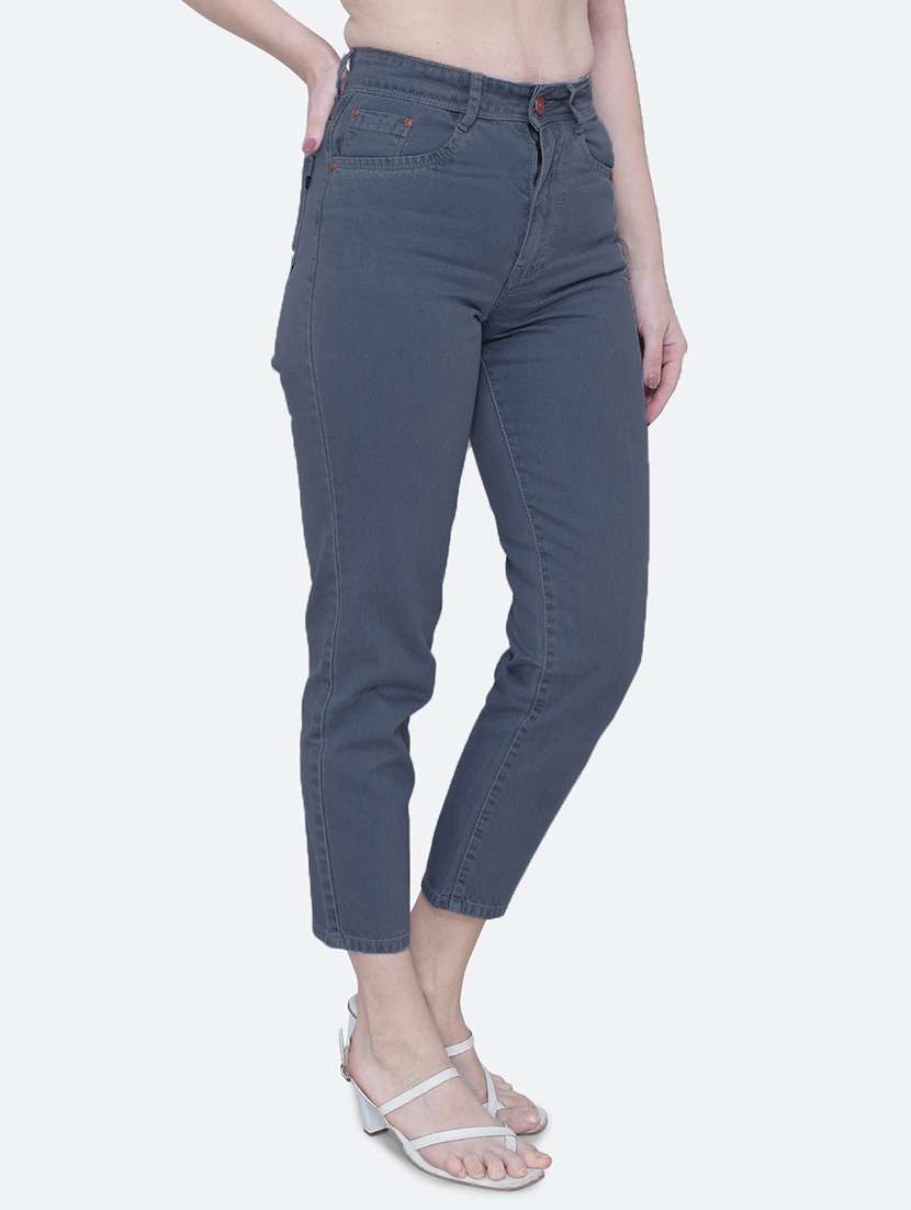 women's plain slim fit jeans - 19435492 -  Standard Image - 1