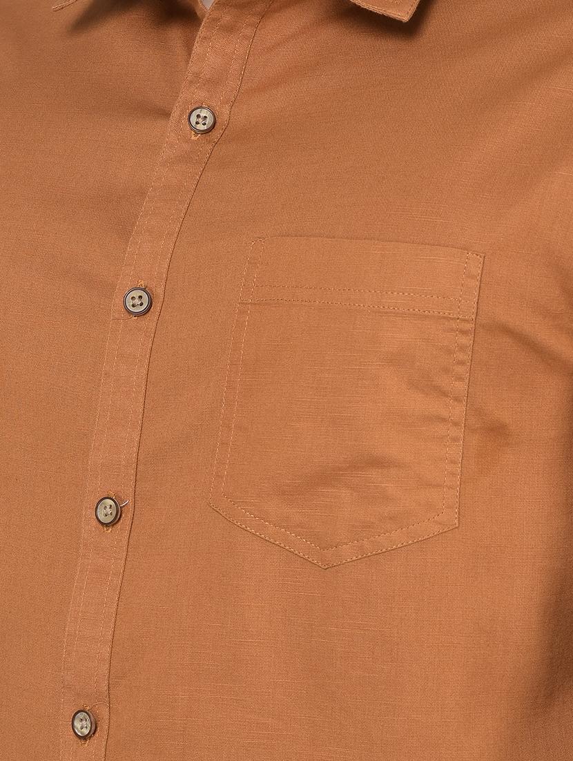 mens solid casual shirt - 19435861 - Standard Image - 4