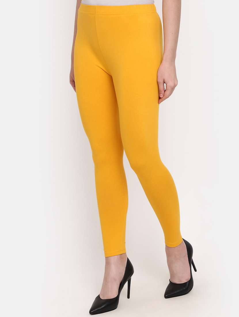 yellow cotton leggings - 19436175 -  Standard Image - 1