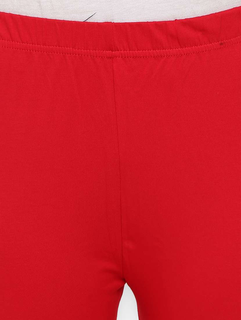 red cotton leggings - 19436190 -  Standard Image - 4