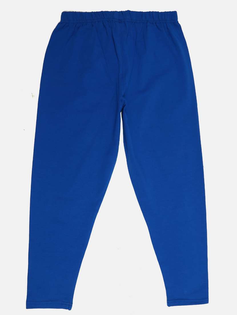 girls mid rise solid legging