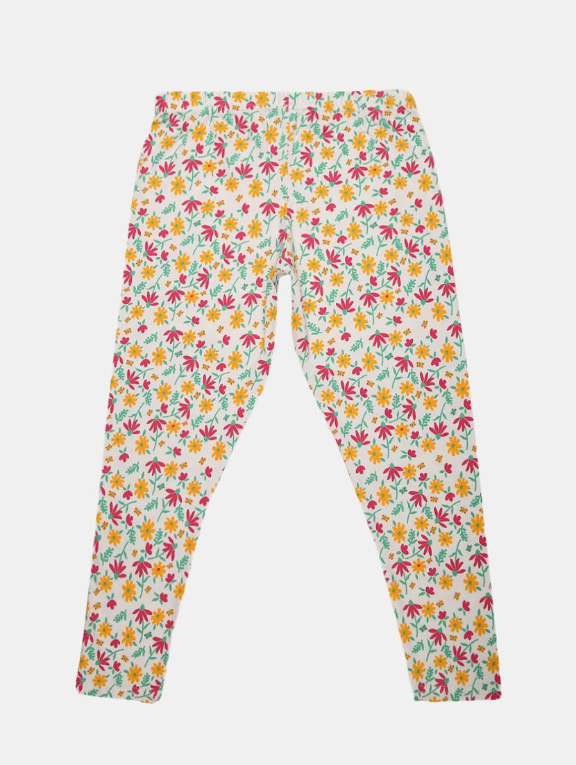 girls mid rise printed legging - 19436493 - Standard Image - 1