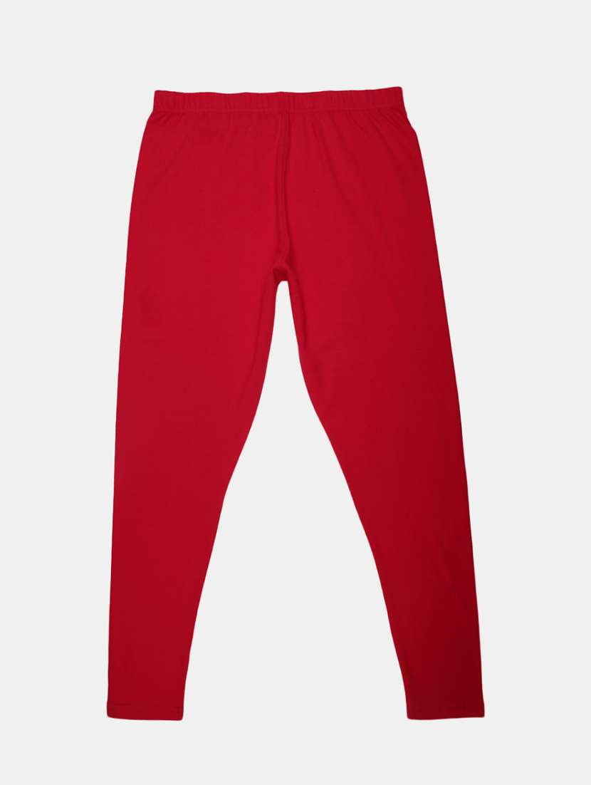 girls mid rise solid legging - 19436498 -  Standard Image - 1