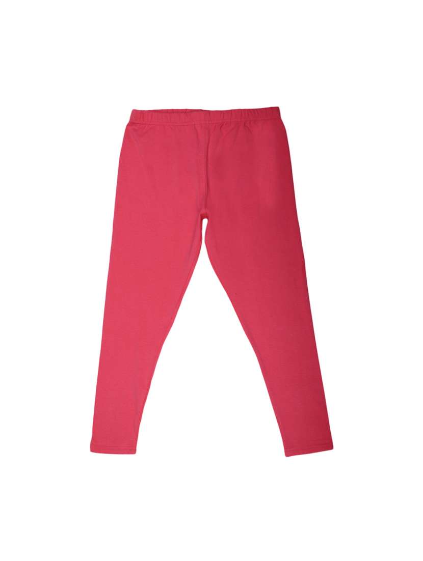girls mid rise solid legging - 19436505 -  Standard Image - 1