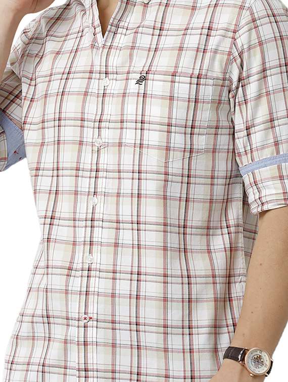 mens checks casual shirt - 19436519 -  Standard Image - 4