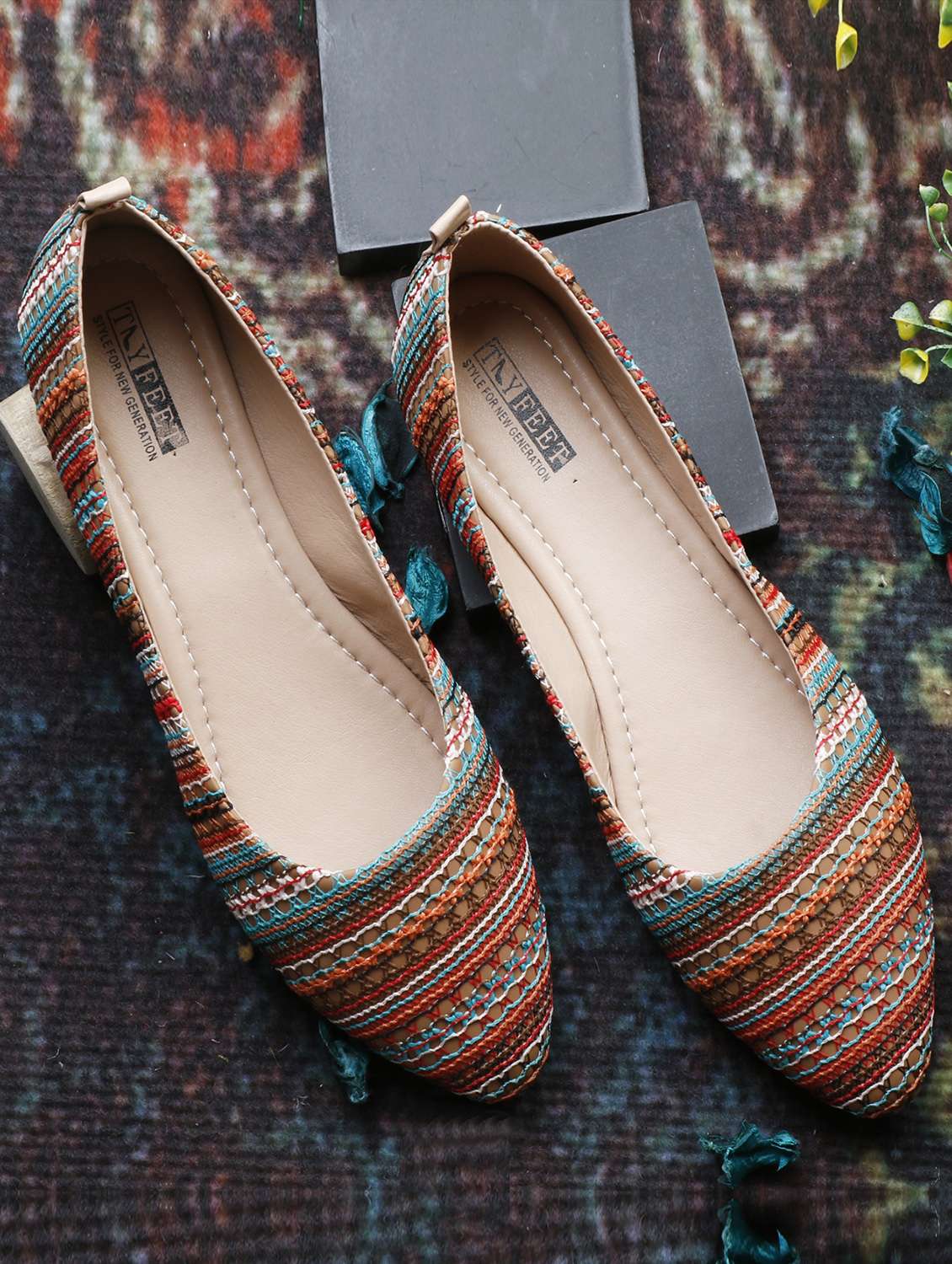 women slip on ballerina