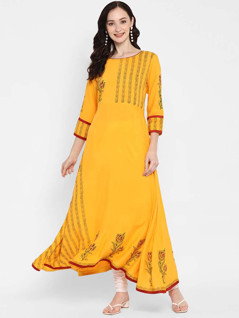 women's flared kurta
