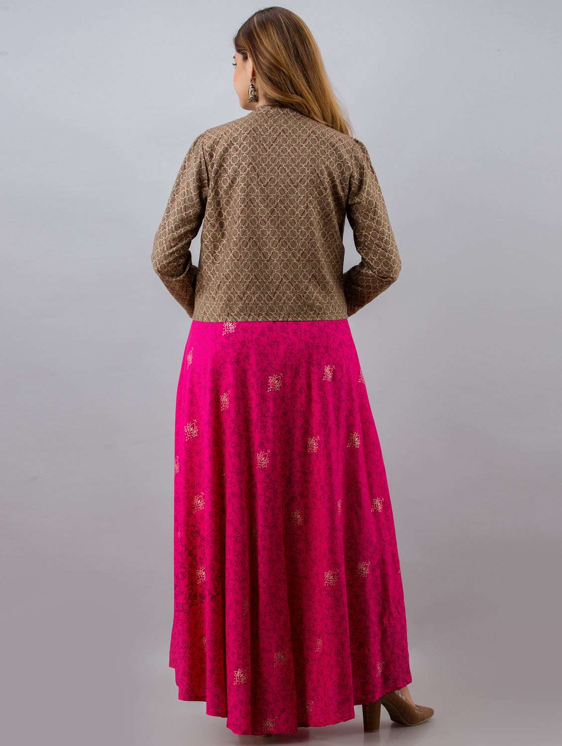 women's kurta with jacket kurta - 19440738 -  Standard Image - 4