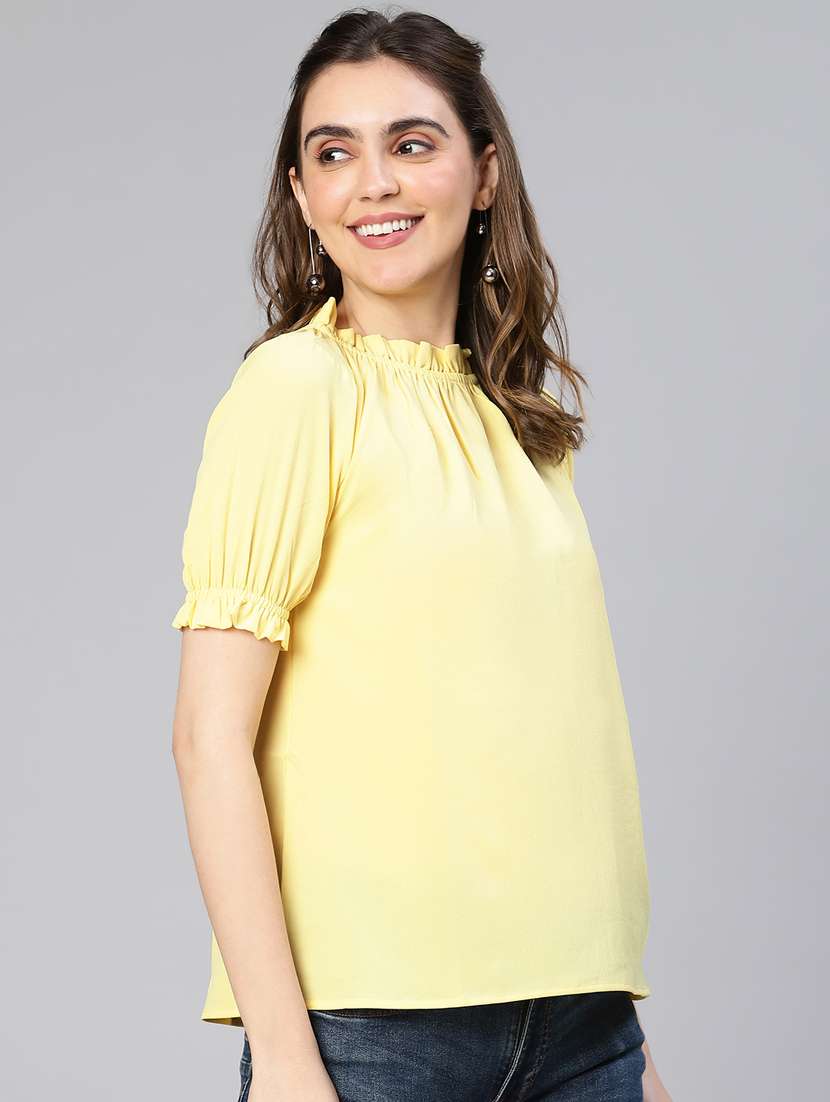 women's straight mock neck top - 19440853 - Standard Image - 1