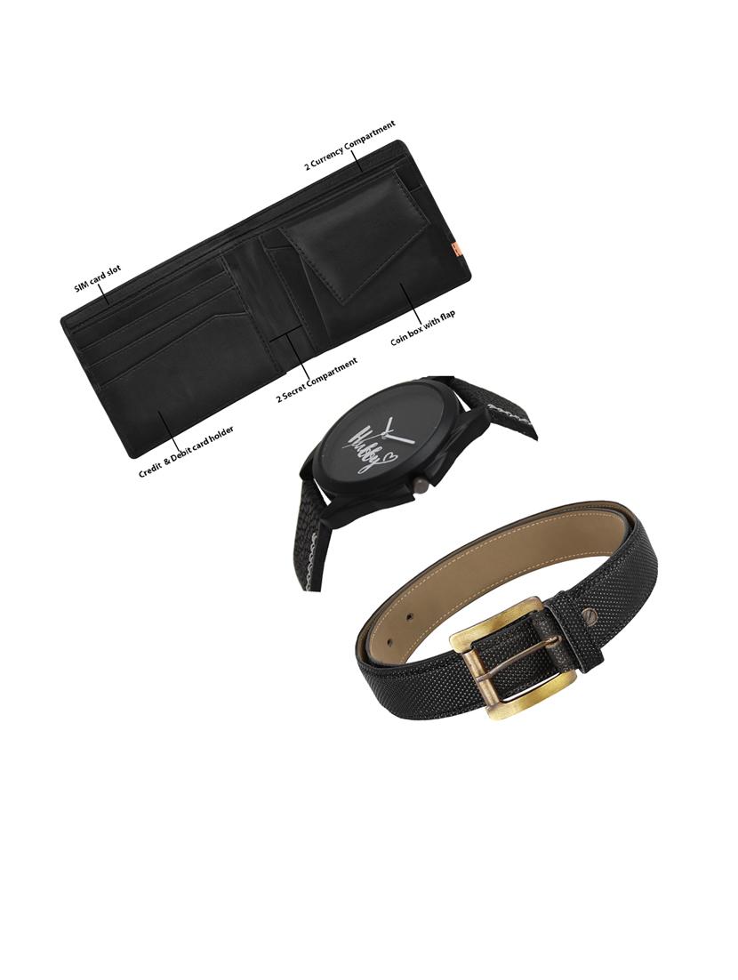 belt, wallet & watch gift combo - 19451303 -  Standard Image - 1