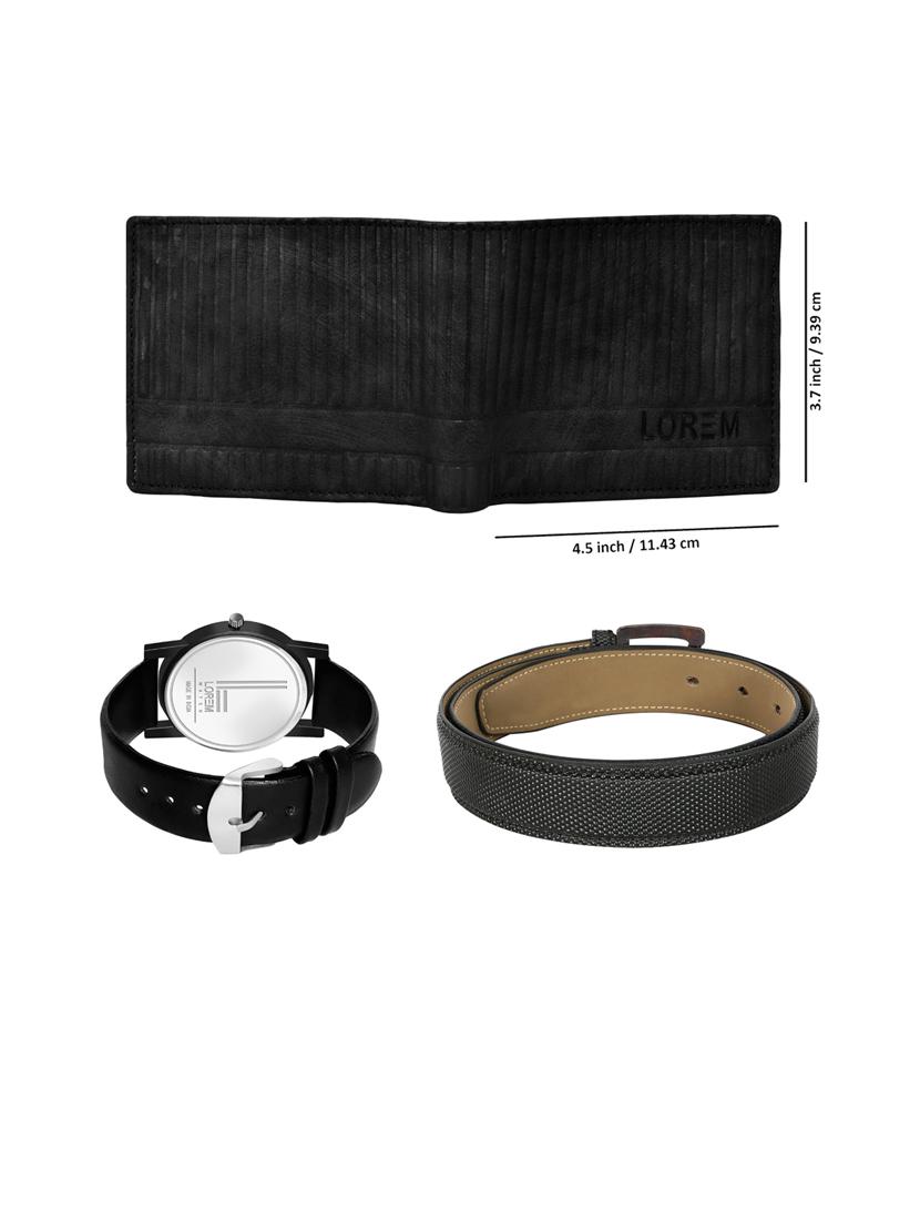 belt, wallet & watch gift combo - 19451310 -  Standard Image - 1