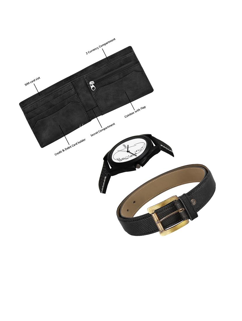 belt, wallet & watch gift combo - 19451318 -  Standard Image - 1