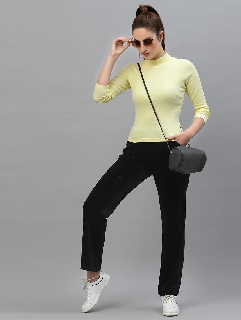 women's straight high neck top - 19451448 - Standard Image - 4