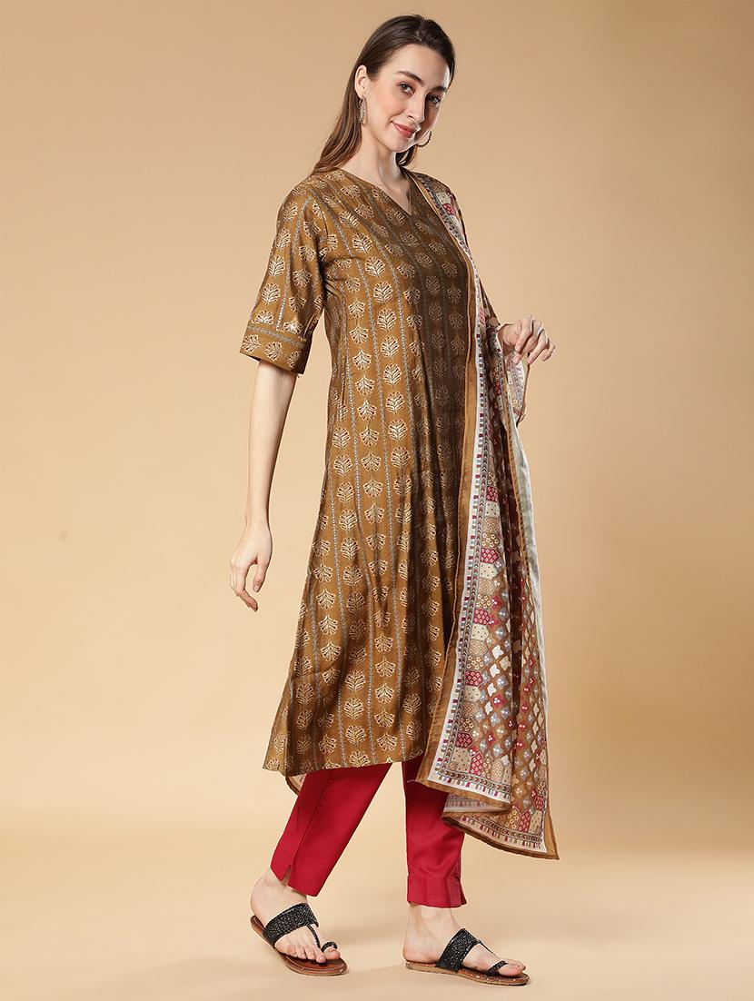 printed kurta pant set - 19452044 - Standard Image - 1