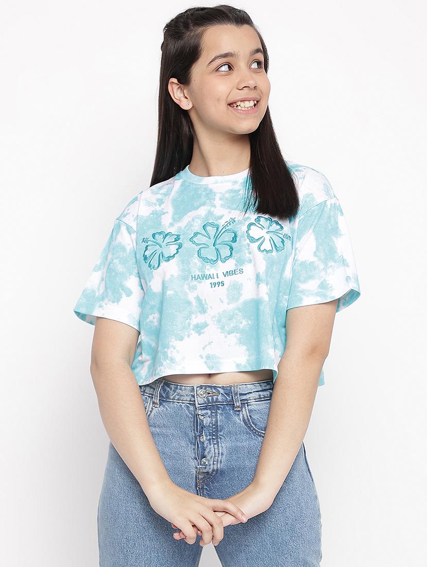 girls round neck top