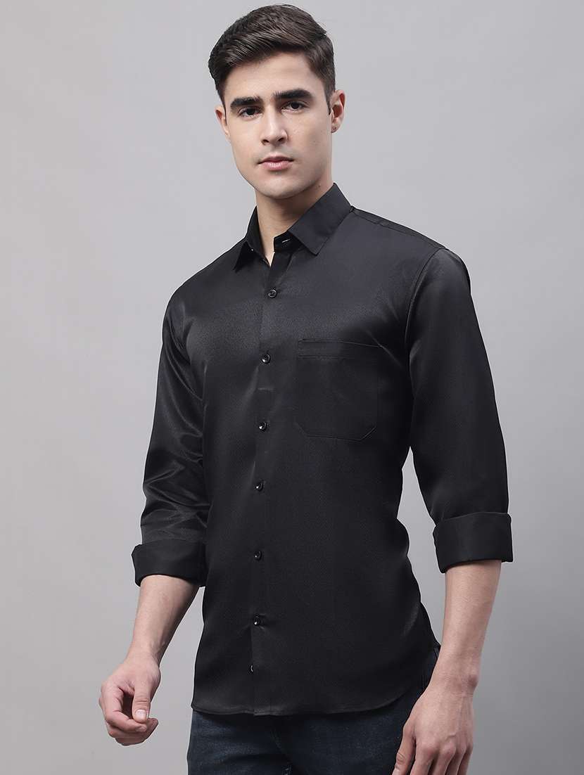 mens solid casual shirt