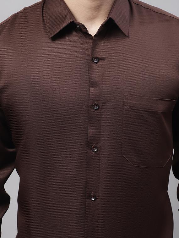 mens solid casual shirt - 19453016 - Standard Image - 4