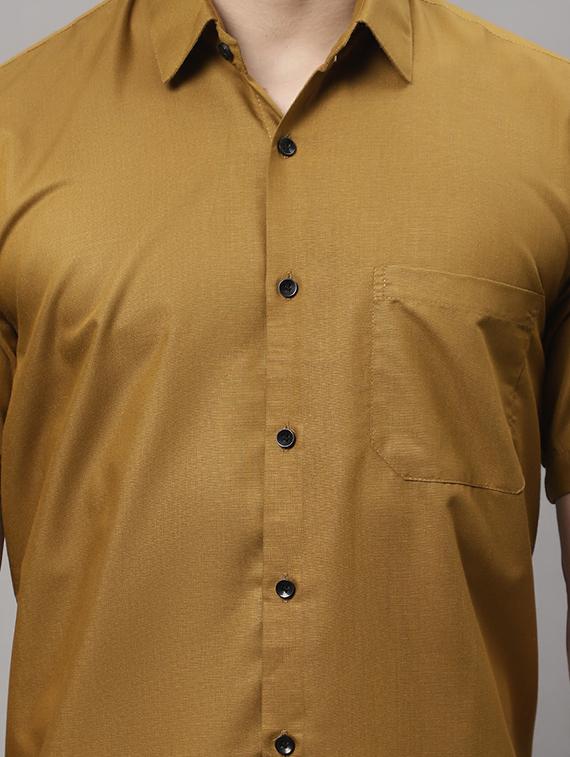 mens solid casual shirt - 19453035 - Standard Image - 4