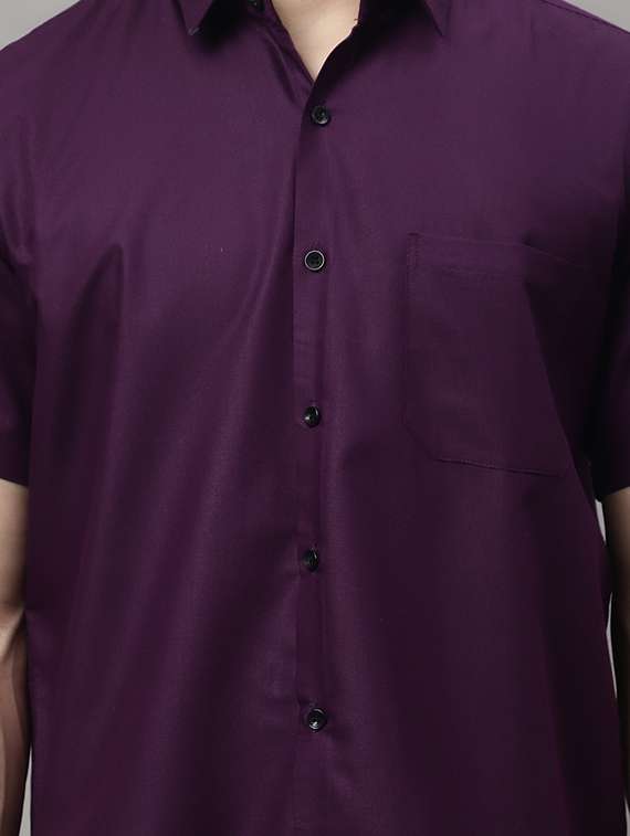 mens solid casual shirt - 19453048 -  Standard Image - 4