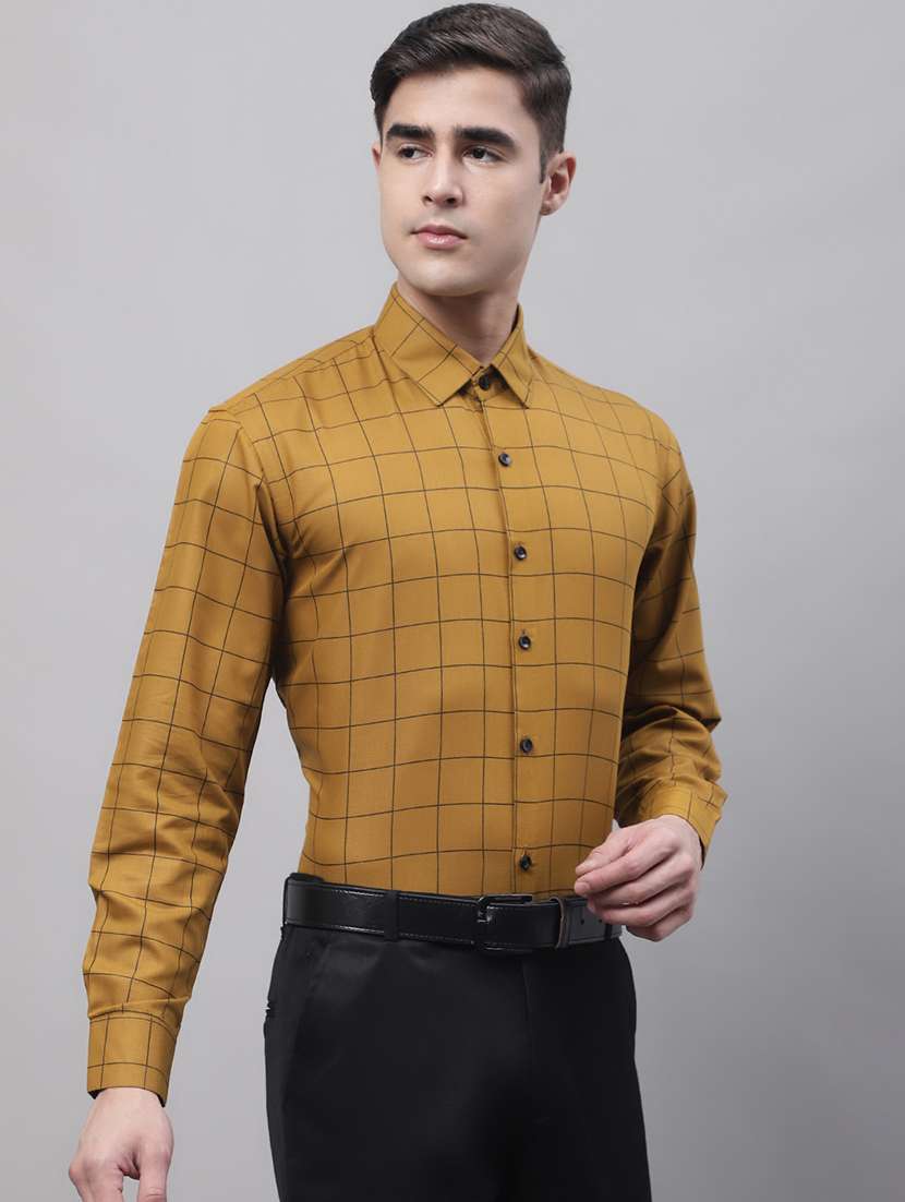 mens checks formal shirt - 19453136 -  Standard Image - 1