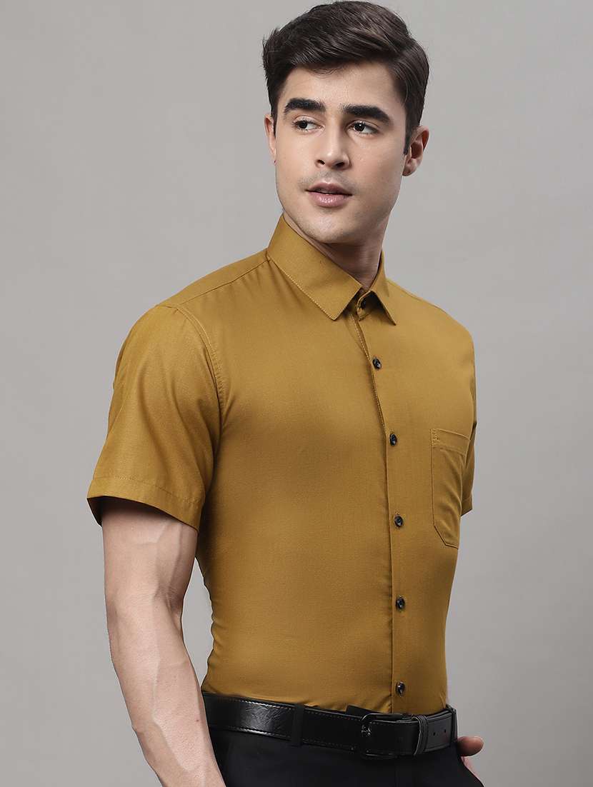 mens solids formal shirt