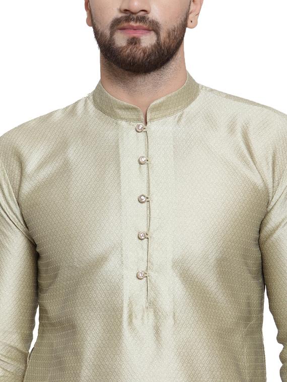 self design kurta pyjama set - 19453382 - Standard Image - 4