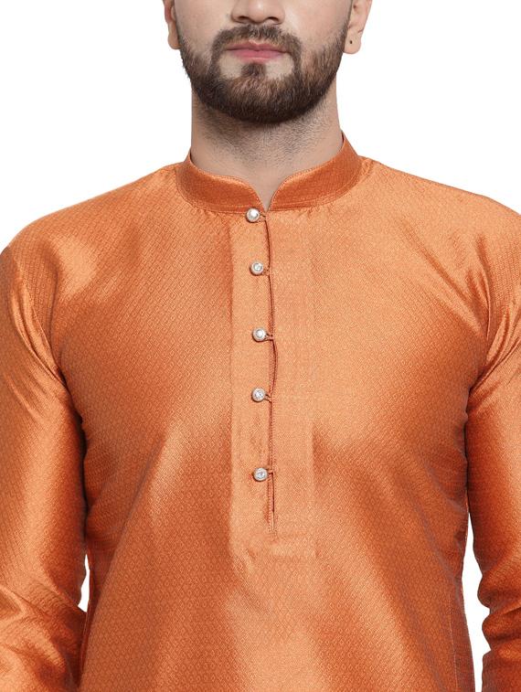 self design kurta pyjama set - 19453386 - Standard Image - 4