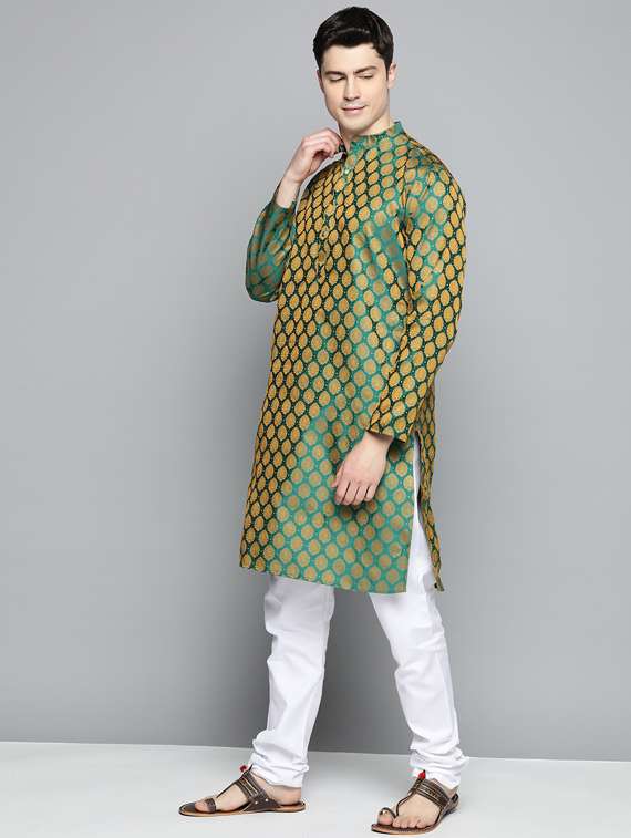 self design kurta pyjama set - 19453405 -  Standard Image - 1
