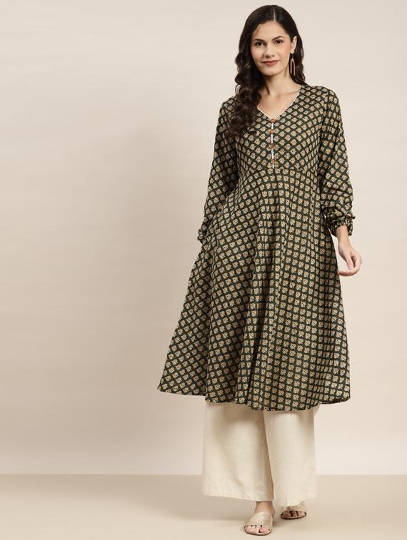 women's flared kurta - 19453987 - Zoom Image - 0
